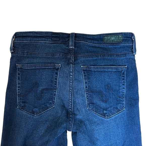 Adriano Goldschmied The Prima Mid Rise Cigarette Dark Wash Jeans made in USA - Picture 11 of 12